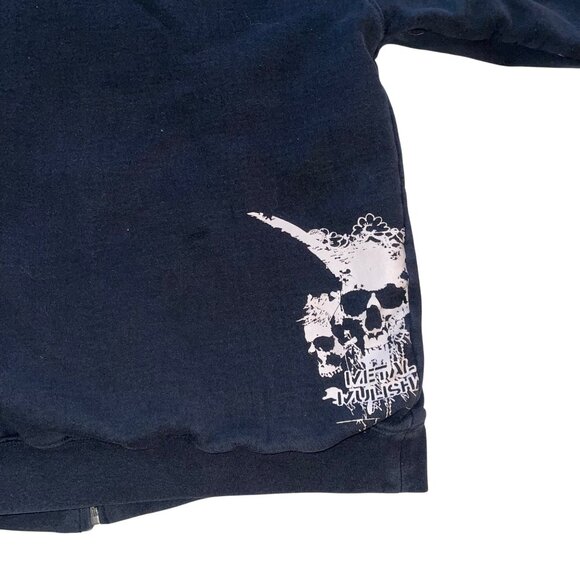 Metal Mulisha Vintage Mens Jacket Size Large Black War Paint Reversible Rare - Picture 12 of 16